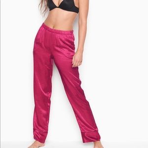 Victorias Secret VS Satin Logo PJ Pajama Pant